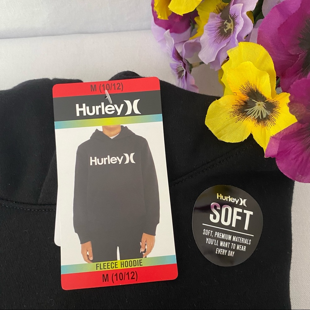 Hurley Boy's Pullover Hoodie Sweatshirt, NWT - Picture 5 of 7